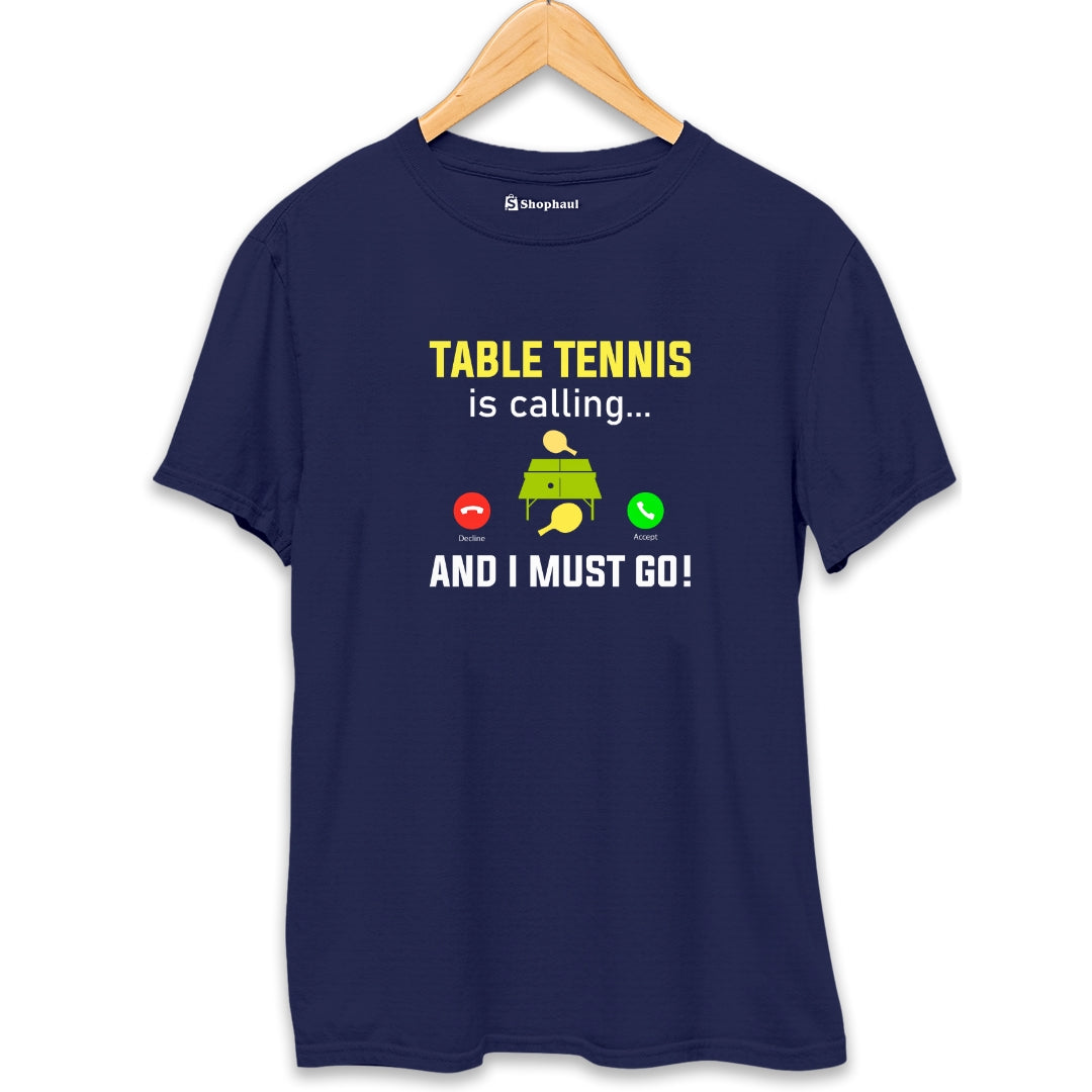 Table Tennis is Calling T-Shirt - The Shophaul Designs