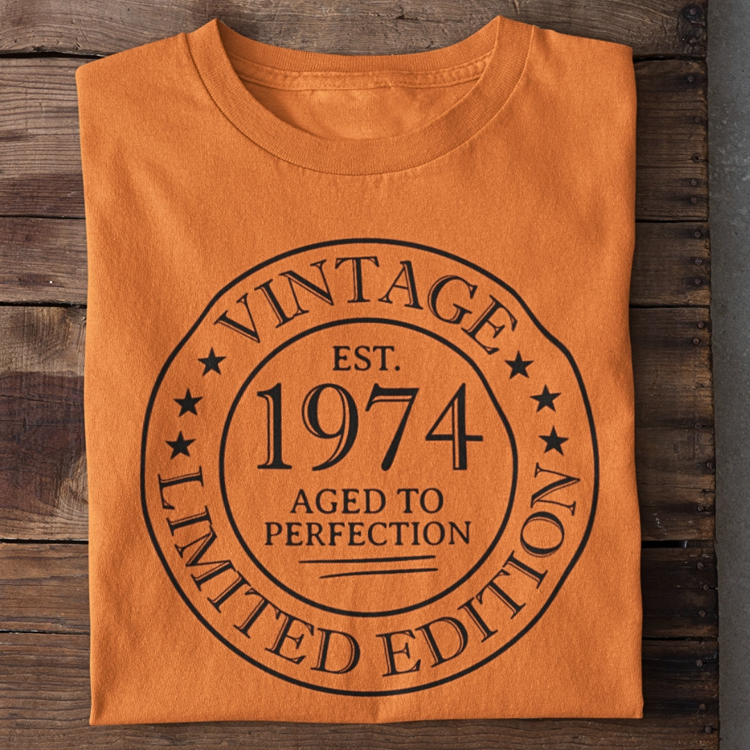 Vintage 1974 Birthday T-Shirt