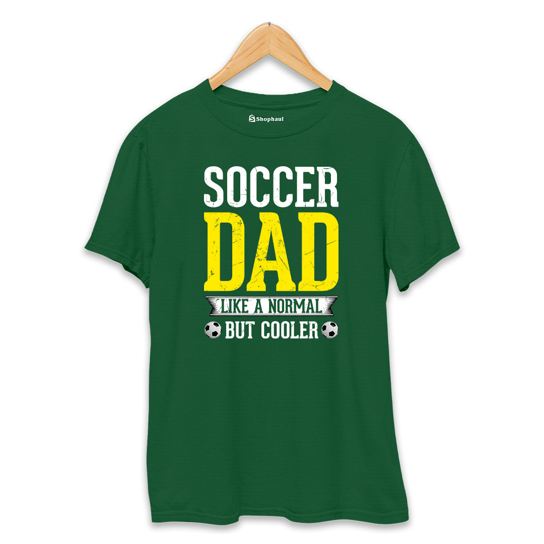 Soccer Dad T-Shirt  Bottle-Green-XXL