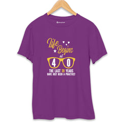 Life Begins at 40 T-Shirt