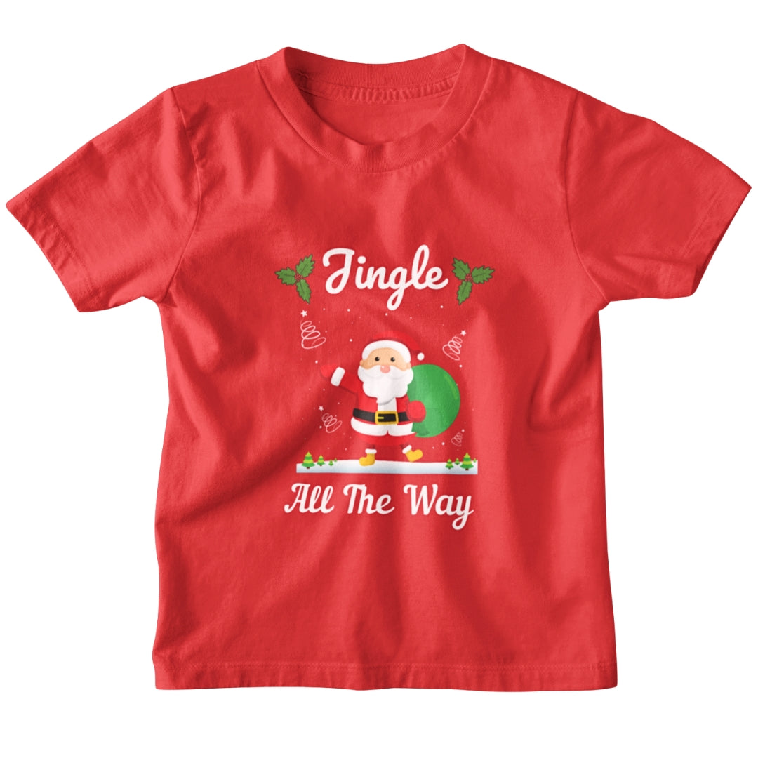 Kids Jingle All The Way Christmas T-Shirt