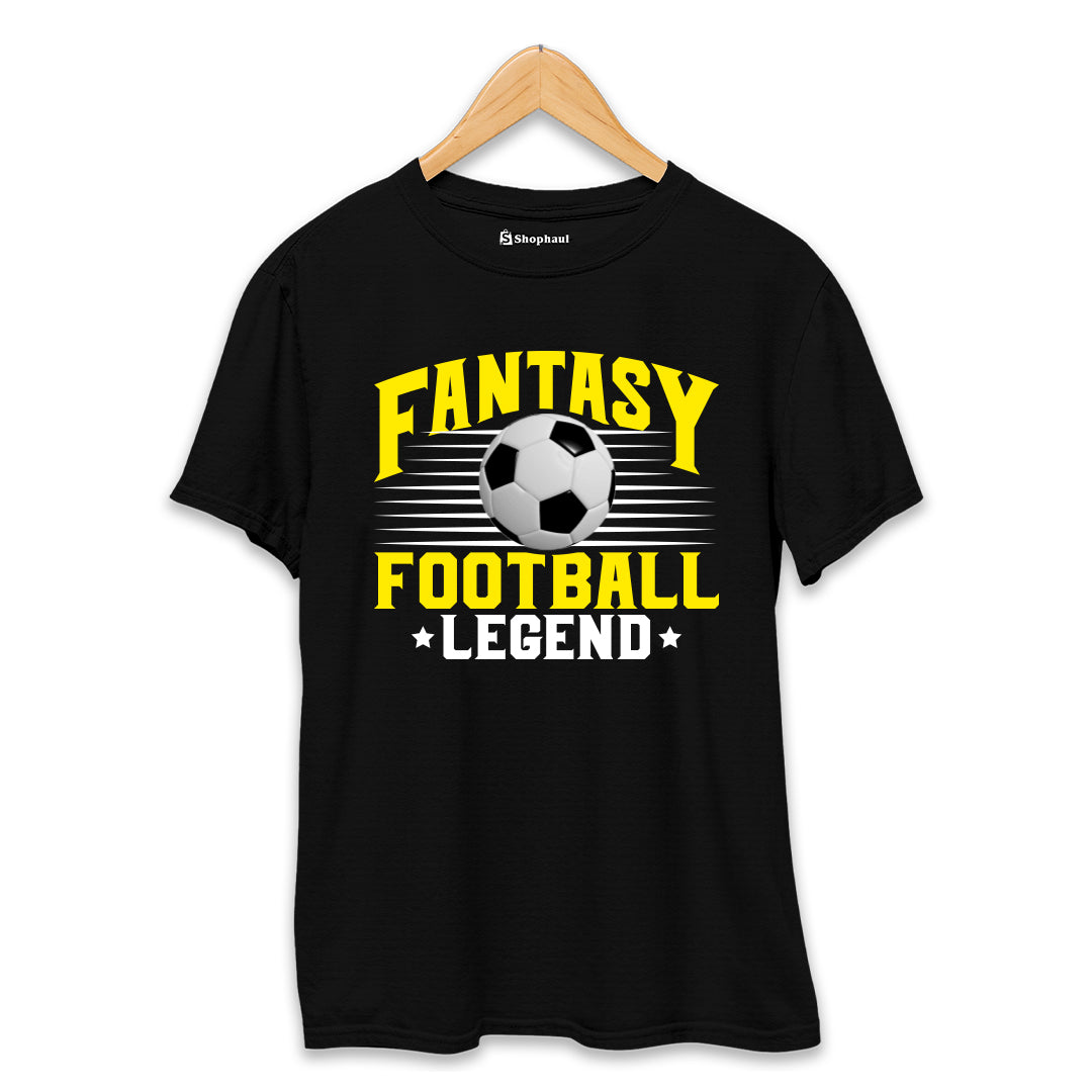 Fantasy Football T-Shirt  Black-XXL