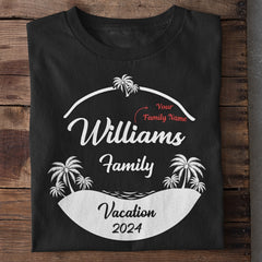 Personalized Family Vacation T-Shirt