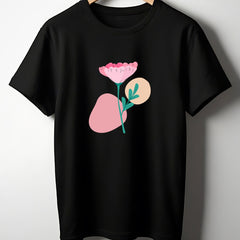 Pink Flower T-Shirt - The Shophaul Designs