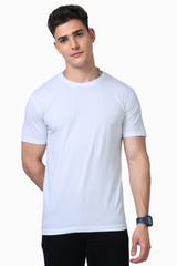 Cotton Supima T-Shirt - Plain  White-XXL