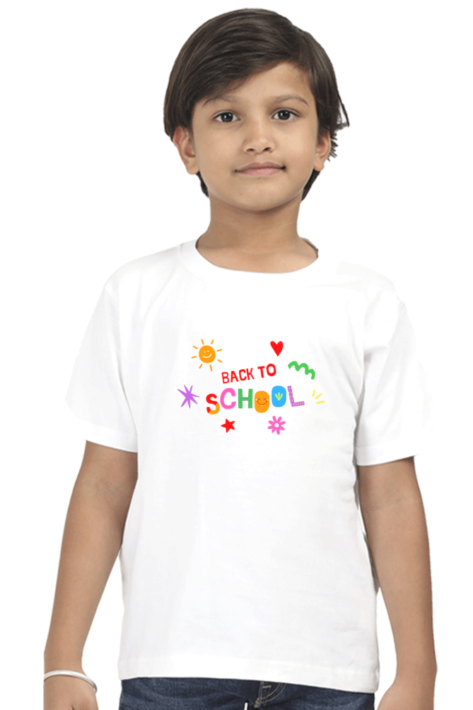 Kids Back to School T-Shirt  White-13Yrs