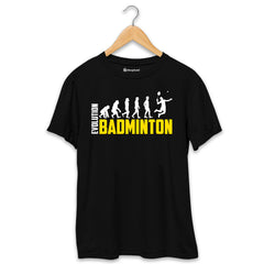 Badminton Evolution T-Shirt  Black-XXL