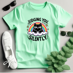 Judging you Silently Cat T-Shirt