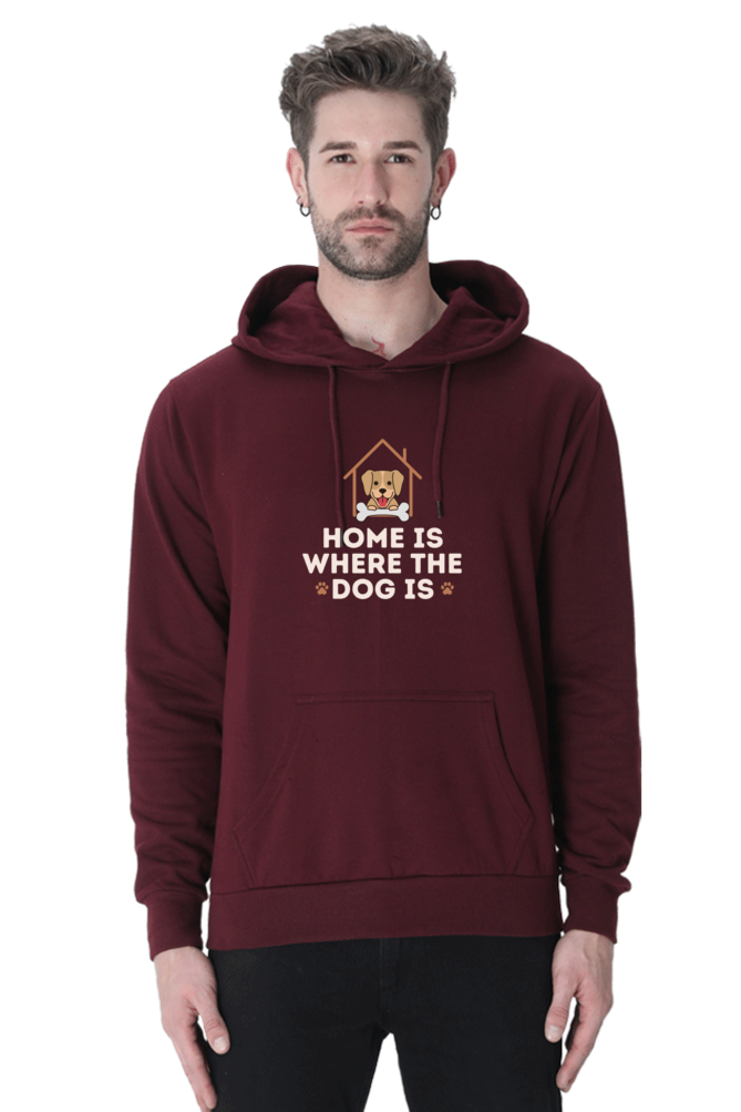 Home is where the dog is Hoodie - Unisex