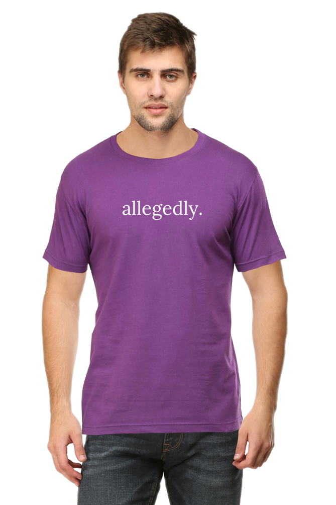 allegedly Lawyer T-Shirt  Purple-XXL