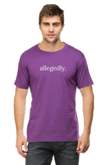 allegedly Lawyer T-Shirt  Purple-XXL