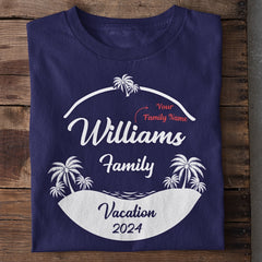 Personalized Family Vacation T-Shirt