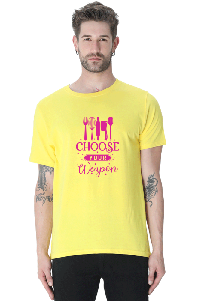 Choose Your Weapon Cooking T-Shirt