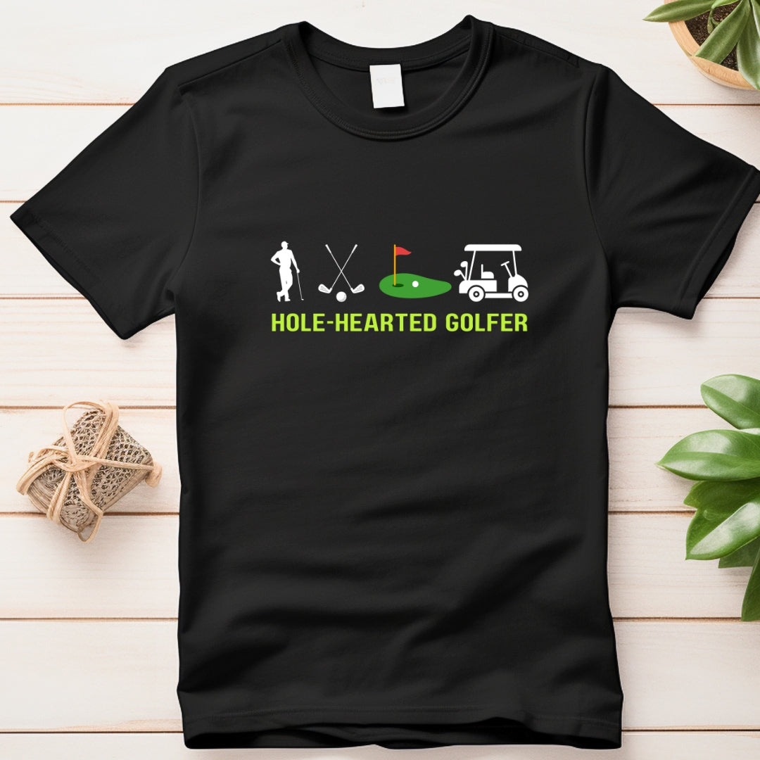 Hole Hearted Golfer T-Shirt - The Shophaul Designs