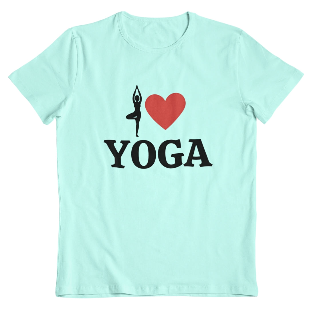 I Love Yoga T-Shirt - The Shophaul Designs