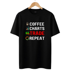 Coffee Trade Repeat Stock Market T-Shirt - The Shophaul Designs