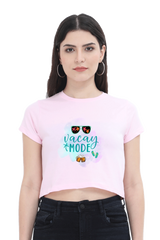 Vacay Mode Crop Top  Light-Baby-Pink-XXL