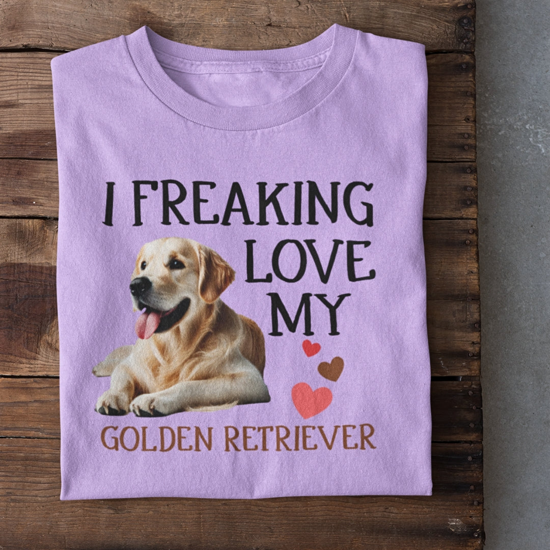 I Love GoldenRetriver Dog T-Shirt