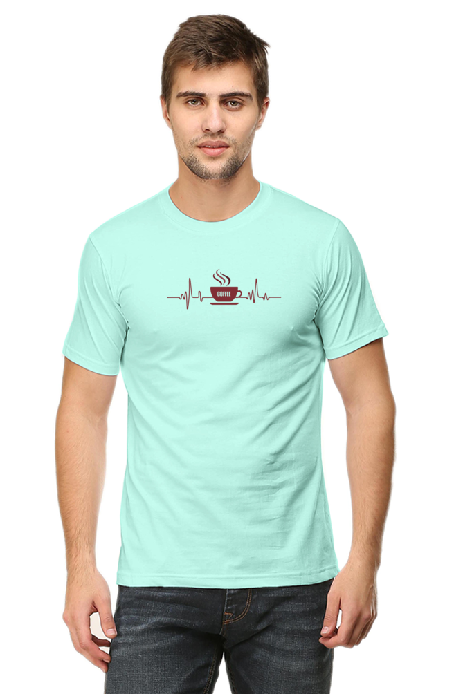 Coffee Heartbeat T-Shirt - The Shophaul Designs