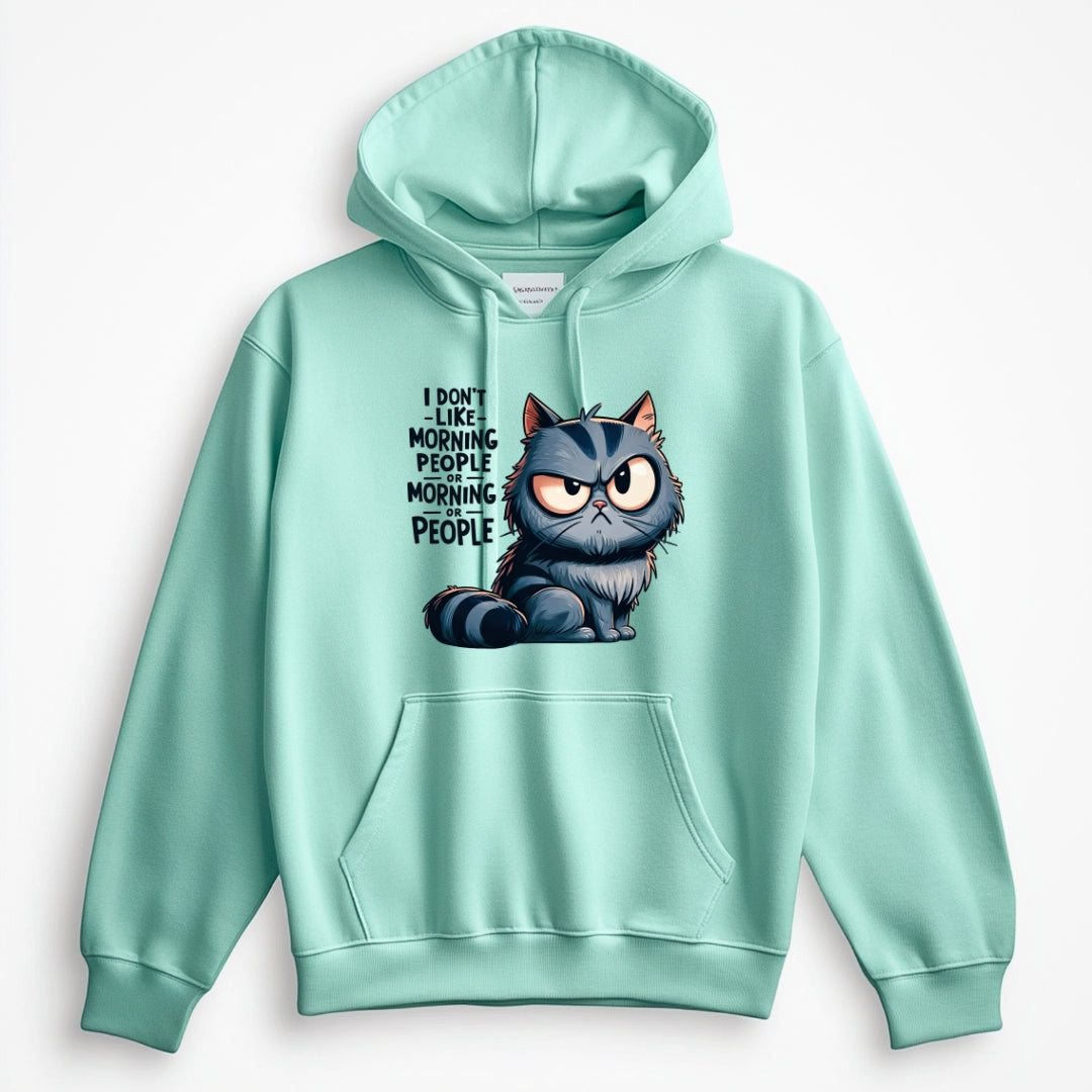 I don't like morning people cat Hoodie