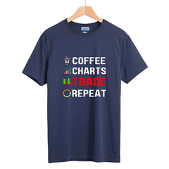 Coffee Trade Repeat Stock Market T-Shirt - The Shophaul Designs