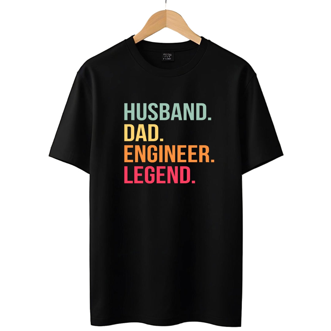 Husband Dad Engineer T-Shirt