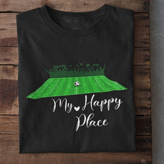 My Happy Place Football T-Shirt