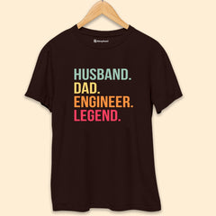 Husband Dad Engineer T-Shirt