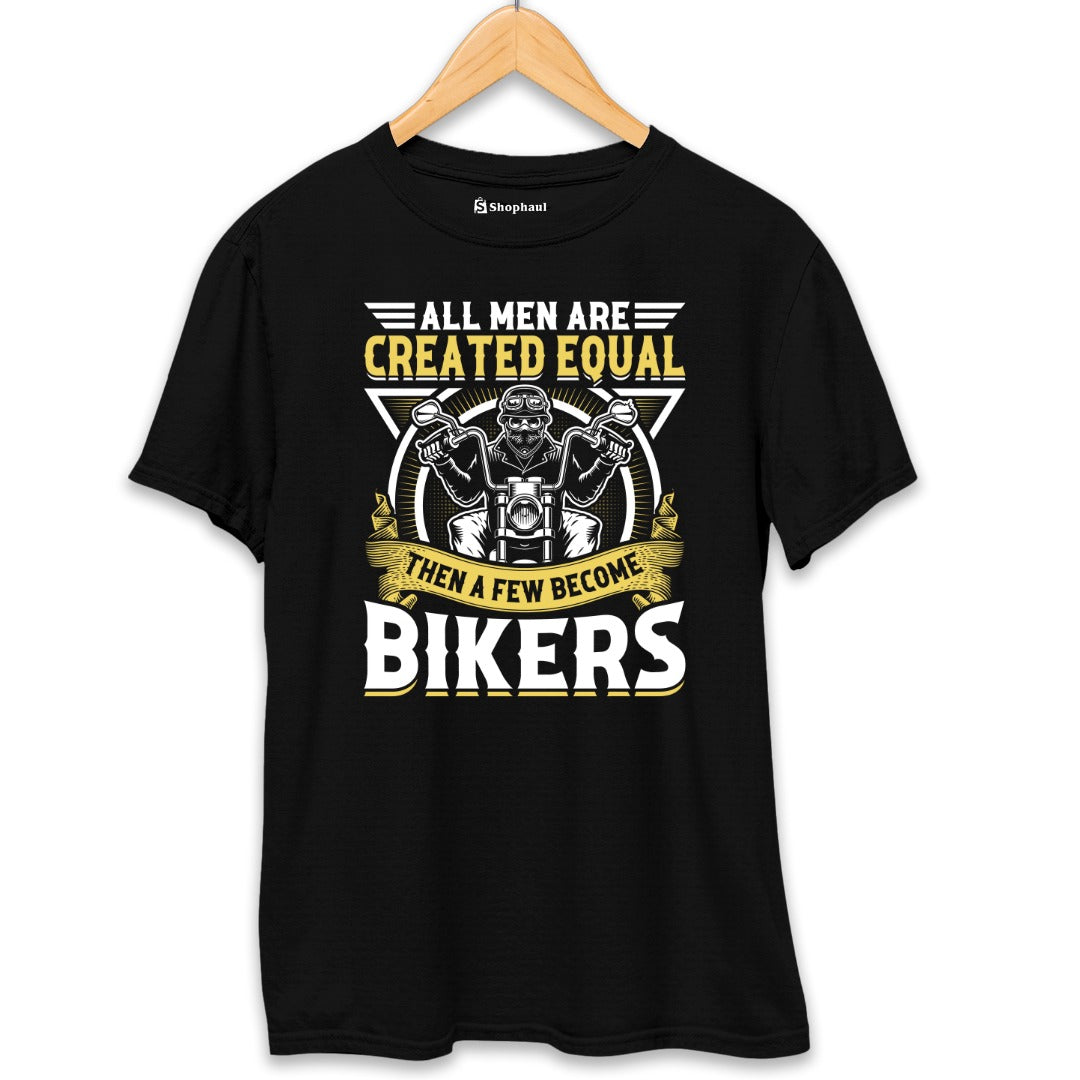 All Men Created Equal Biker T-Shirt  Black-XXL