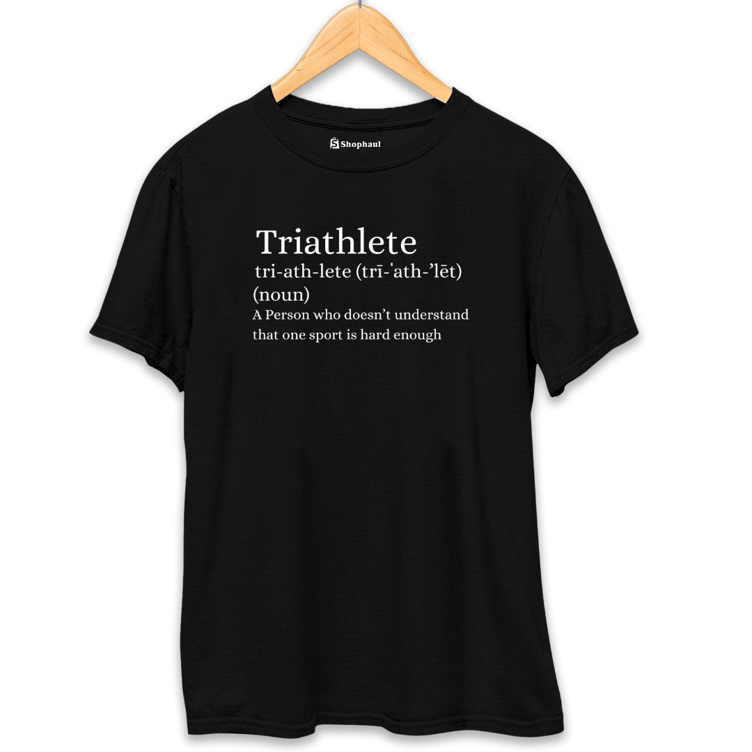 Triathlete T-Shirt  Black-XXL