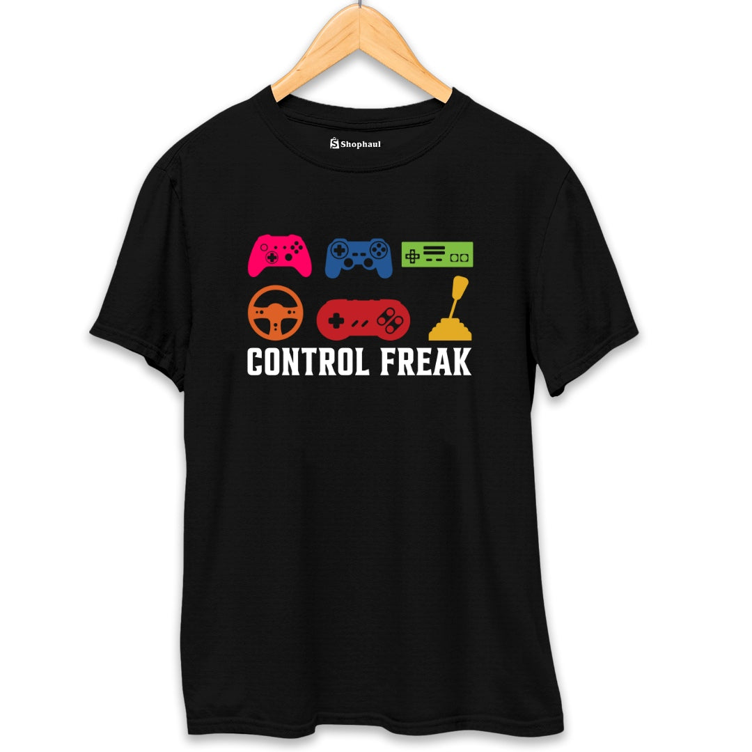 Control Freak Gaming T-Shirt  Black-XXL