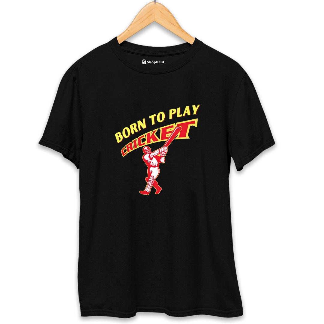 Born to Play Cricket T-Shirt