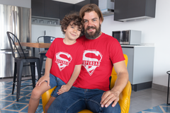 Super Dad Son T-Shirt 