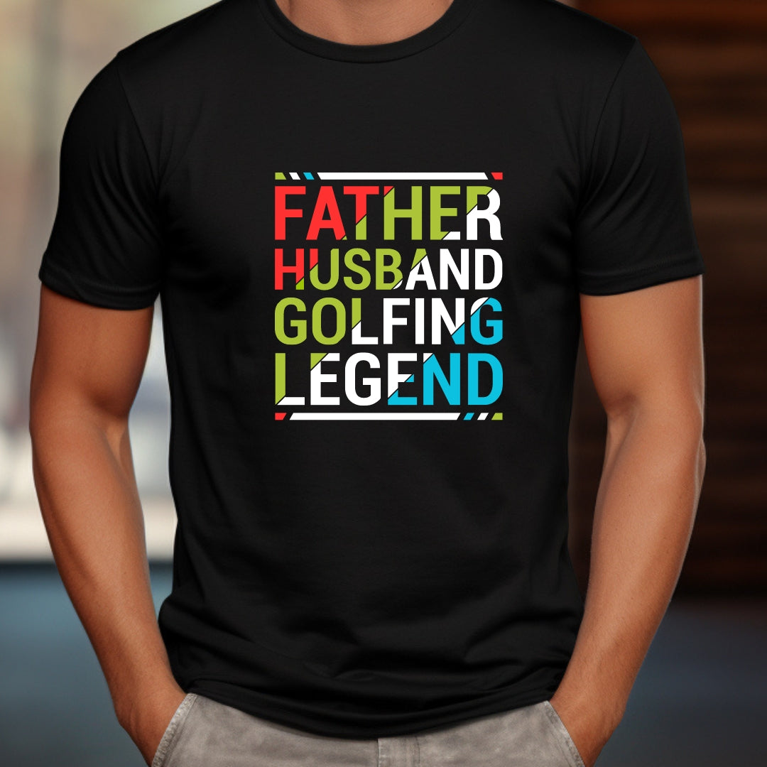 Father Husband Golf Legend T-Shirt - The Shophaul Designs