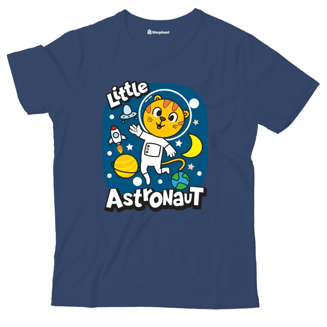 Kids Little Astronaut T-Shirt  Navy-Blue-13Yrs