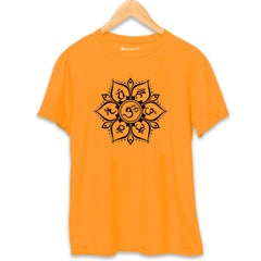 Seven Chakras Yoga T-Shirt  Orange-XXL