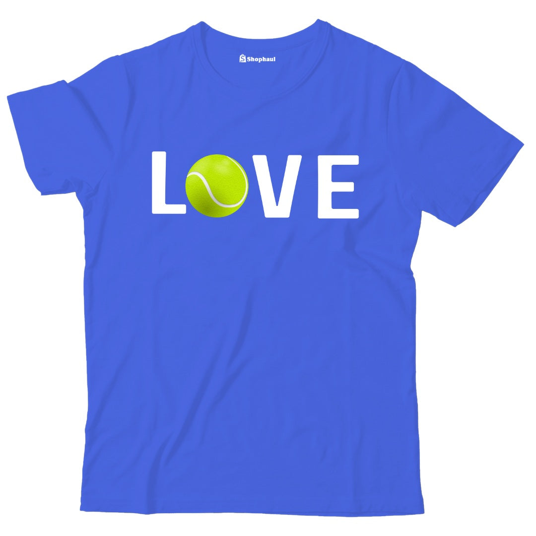 Kids Love Tennis T-Shirt  Royal-Blue-13Yrs