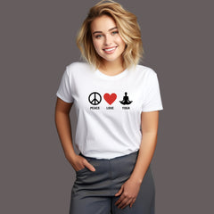 Peace Love Yoga T-Shirt 