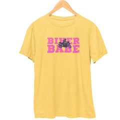 Biker Bebe Biker T-Shirt  Yellow-XXL