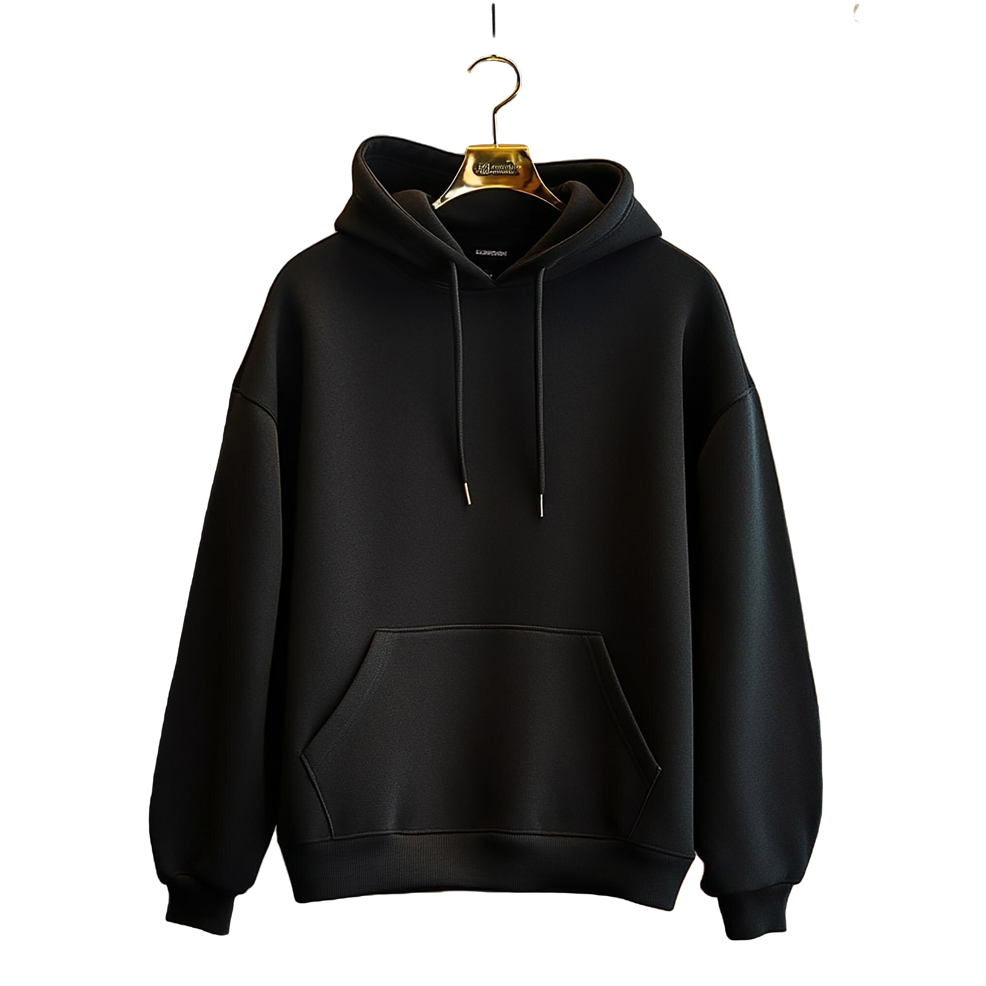 Unisex Plain Hoodie Black - The Shophaul Designs