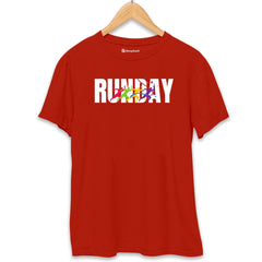 Runday Running T-Shirt  Brick-Red-XXL