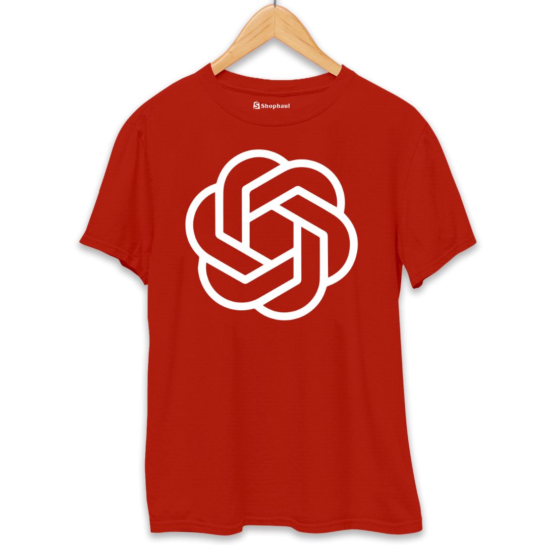 Chatgpt Coding T-Shirt  Brick-Red-XXL