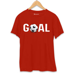 Goal Football T-Shirt  Brick-Red-XXL