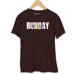 Runday Running T-Shirt  Coffee-Brown-XXL