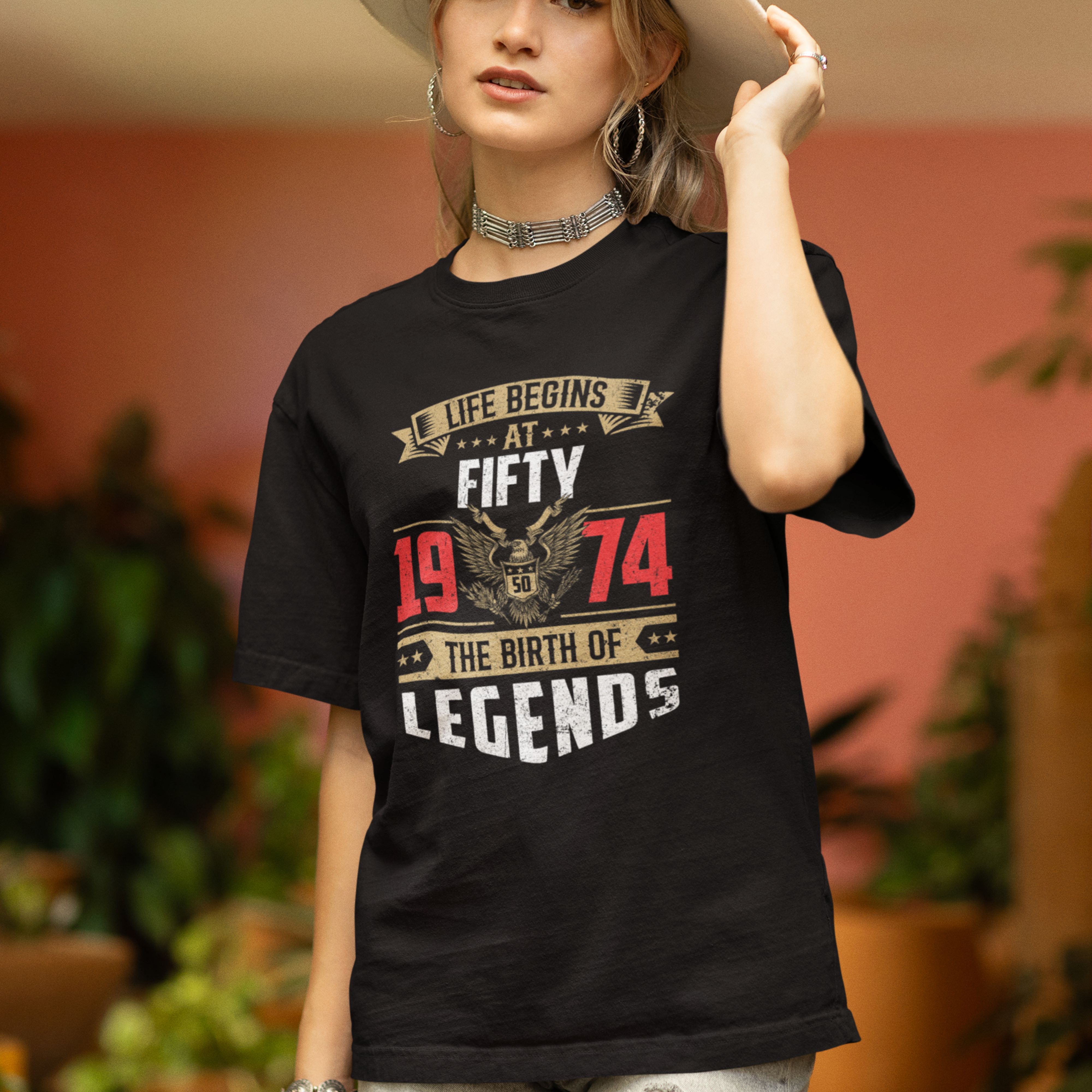 Legends Life Begins at 50 Birthday T-Shirt