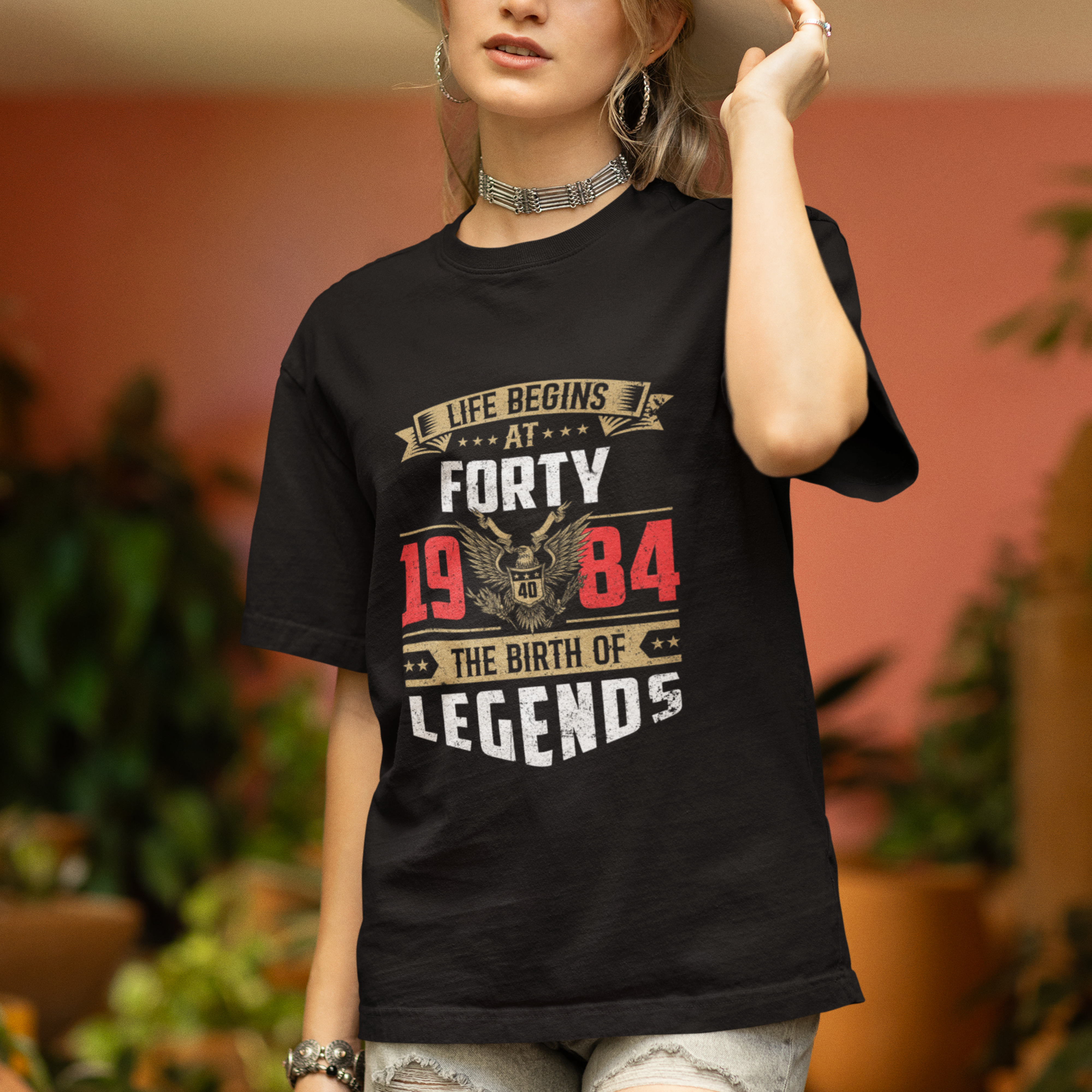 Legends Life Begins at 40 Birthday T-Shirt