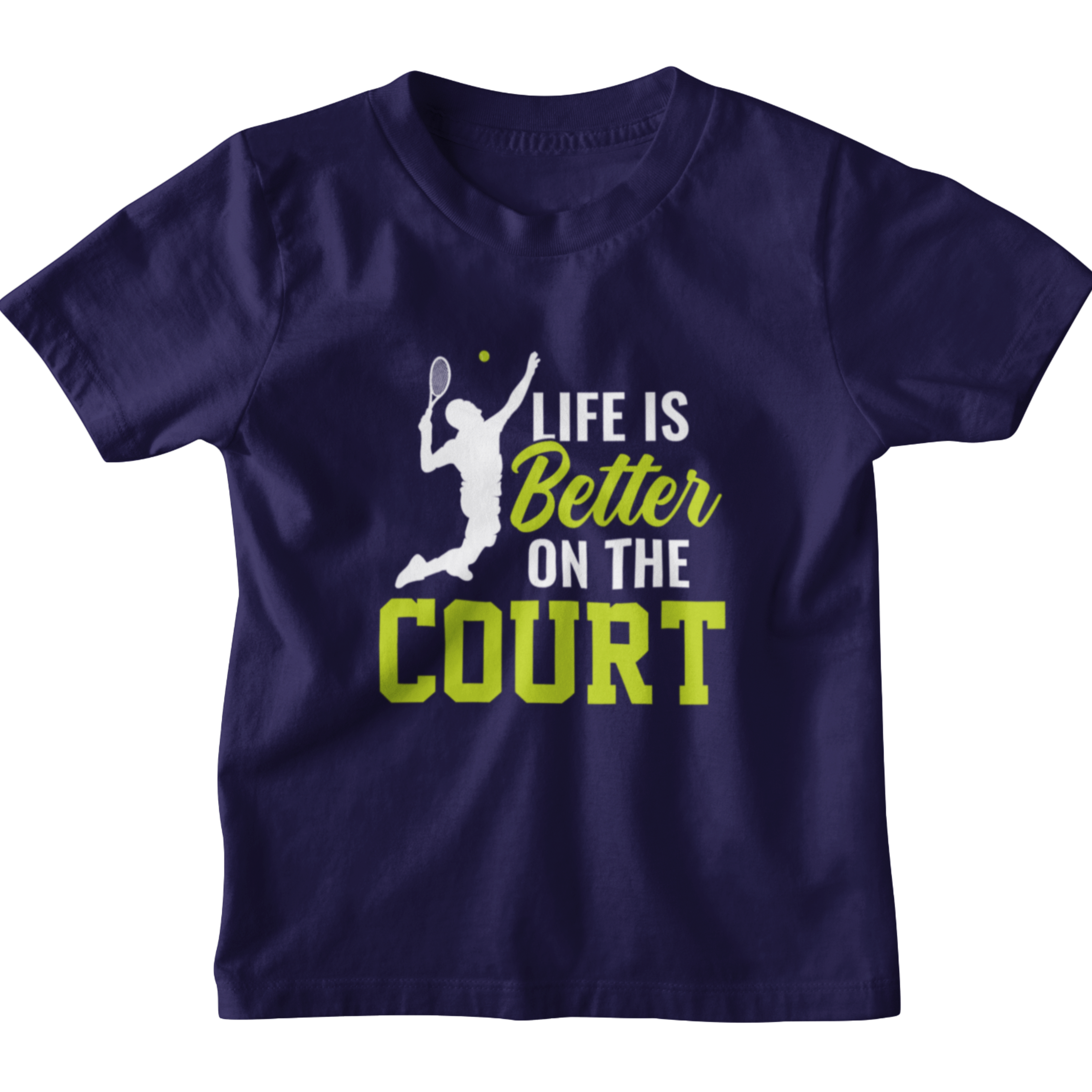 Kids Life is better on court Tennis T-Shirt 