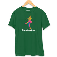 Bharatanatyam T-Shirt  Bottle-Green-XXL