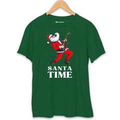 Merry Christmas T-Shirt  Bottle-Green-XXL