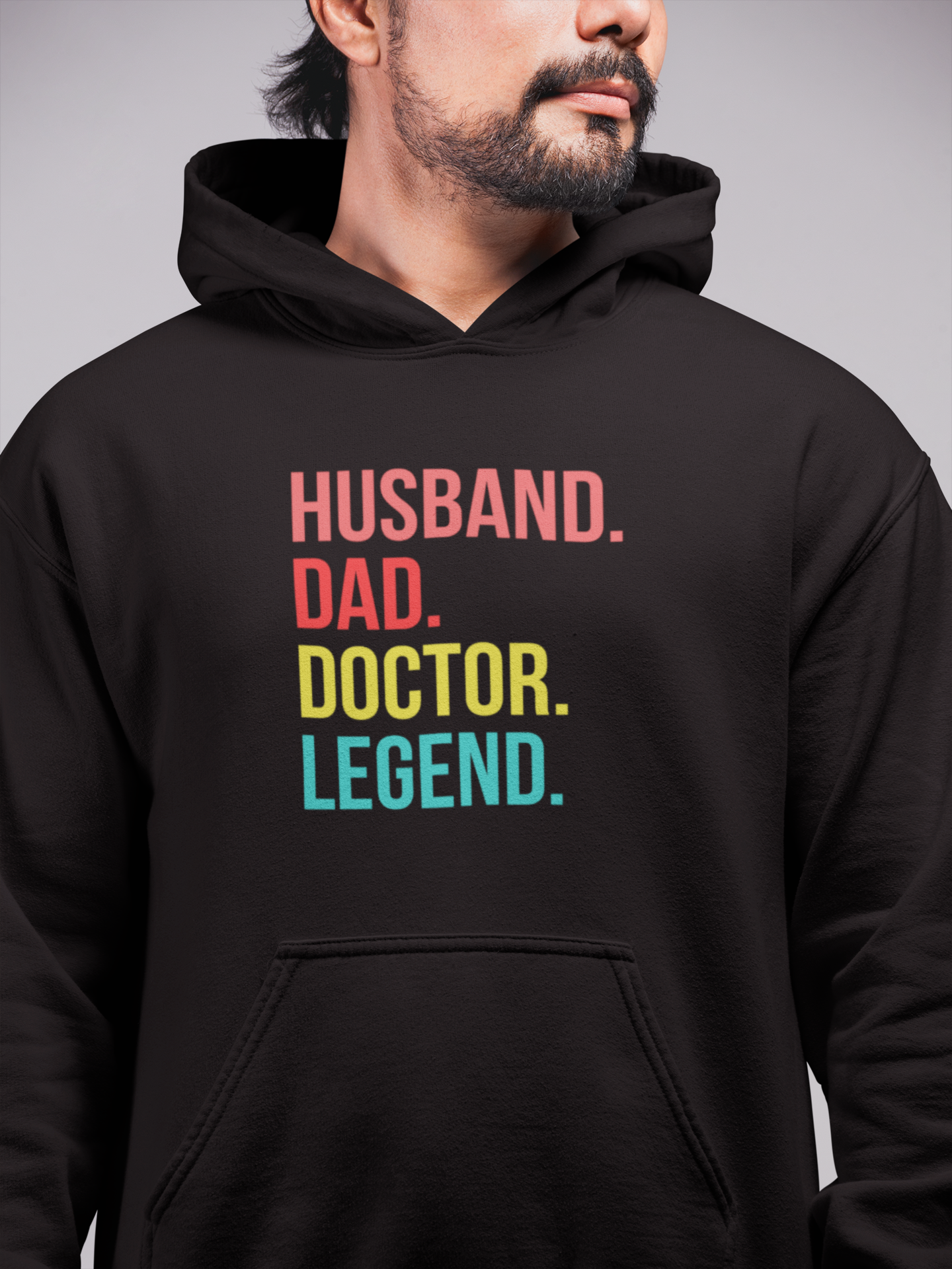 Husband Dad Doctor Hoodie - The Shophaul Designs